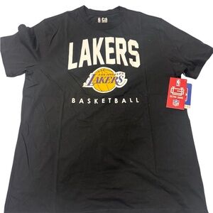 NBA Black Lakers Short Sleeve Tee